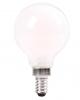 FANCY ROUND FROSTED E14 DIMMABLE LAMP 2700K